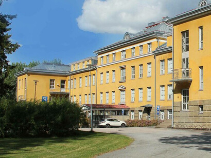 View of Sastamala Town Hall in Vammala, Sastamala, Finland