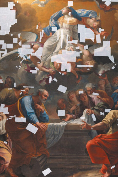 Charles Poërson, The Assumption of the Virgin, 1645–50, Oil on canvas, 254.5 x 211 cm, Purchased, 1856
National Gallery of Ireland Collection, Photograph © National Gallery of Ireland. Photographer: Roy Hewson
