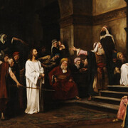 Mihály Munkácsy, Christ before Pilate, 1881. Courtesy of the Museum of Fine Arts