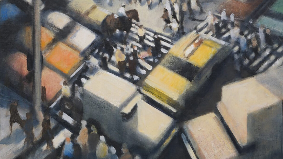 Bill Jacklin, Gridlock intersection, 2013. Courtesy of M+B Gallery 