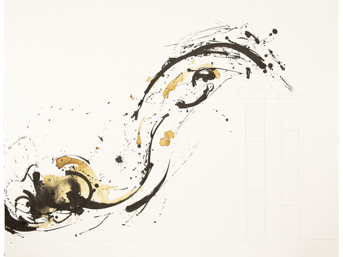 Bato, Tuffatore, tecnica mista su tela,150x200 cm