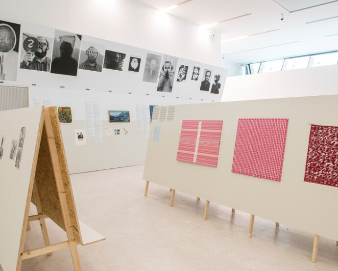 Július Koller, Exhibition view. Courtesy of Museion
