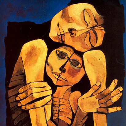 Oswaldo Guayasamin; Ternura (detalle)
