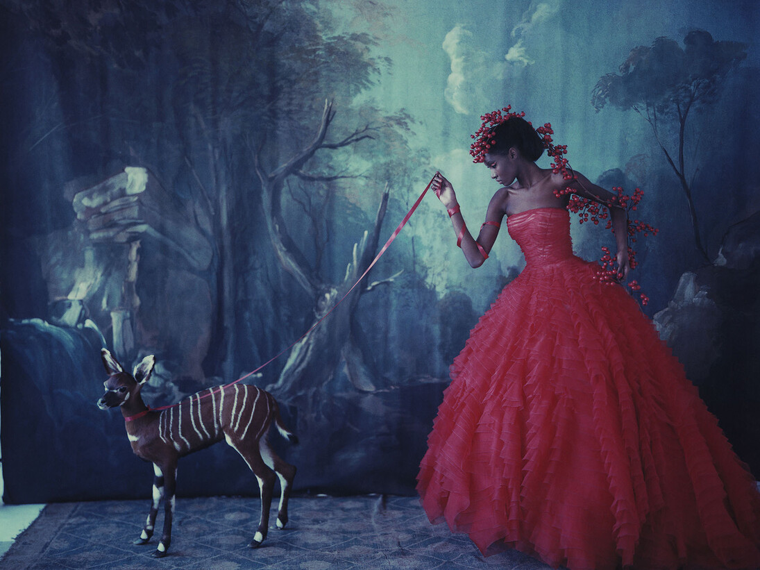 Cathleen Naundorf (German, b. 1968): L'arche de Noè  XVIII, Dior - Haute Couture Summer
2012, 2012
Chromogenic print from original polaroid, 24 x
20 inches (60 x 50 cm).
© Cathleen Naundorf / Courtesy Edwynn Houk
Gallery, New York & Zürich
