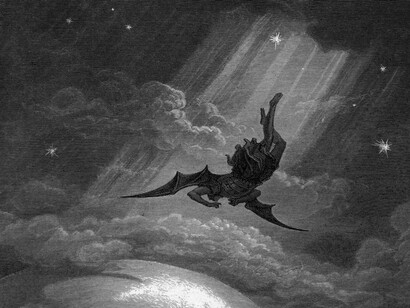 Gustave Doré- Ilustración para «El paraíso perdido» de John Milton