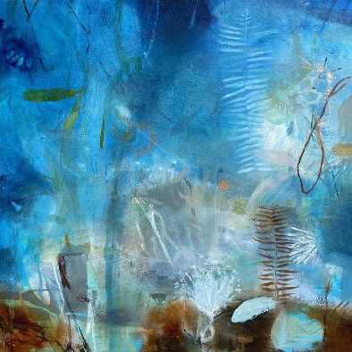 Deedra Ludwig. Blue Terrarium. Courtesy of Thomas Deans Fine Art