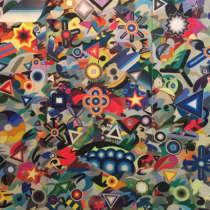 David Gaither, Axiom, The Maximal Composition, #2 - Maximal Origami - Copy. Courtesy of 511 Gallery 