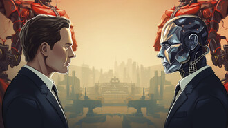 Arte gerada por IA. Com apoio direto do governo, gigantes tecnológicos como Huawei, Tencent e Alibaba vêm consolidando a posição chinesa como potência emergente em IA. O 'Plano de Desenvolvimento de Inteligência Artificial de Nova Geração', que visa tornar o país líder mundial até 2030, ganha novo fôlego com essas inovações. Além disso, as restrições comerciais impostas pelos EUA — como a proibição de exportação de chips — acabam incentivando ainda mais a independência tecnológica da China e alimentam uma nova fase da guerra fria digital