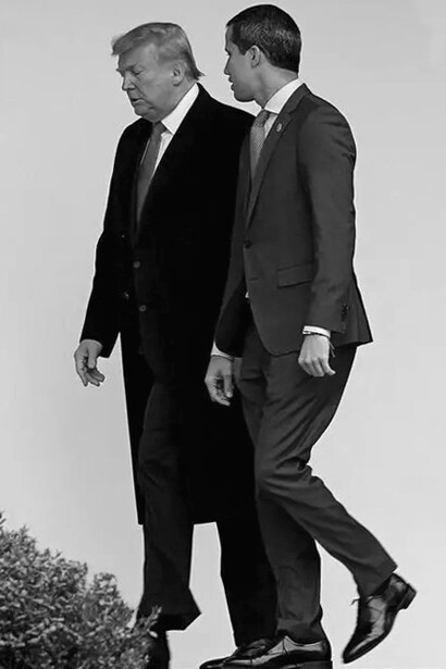 Donald Trump y Juan Guaidó