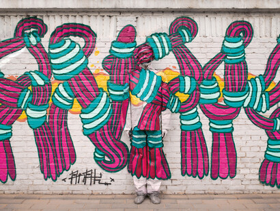 Liu Bolin, Graffiti in Beijing, 2012, No.1, Courtesy galerie Magda Danysz