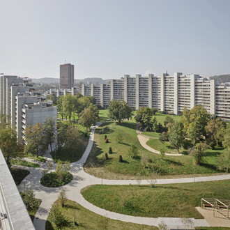 Meili, Peter & Partner, Energetische Sanierung Telli B&C, Aarau AG, 2016 – 2023. Mit freundlicher genehmigung des S AM Schweizerischen Architekturmuseums