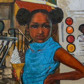 Chaz Guest, Miss Sassy, 2024. Courtesy of
SLAG&RX and the artist, Chaz Guest. Photograph by Toshi Sakurai