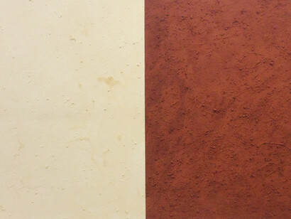 Karel Nel (born 1955), Potent Fields, red and white ochre, 2002 © the artist Photo © The Trustees of the British Museum