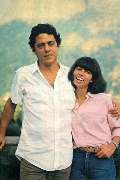 Chico Buarque e Nara Leão no 1980