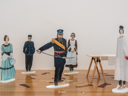 Eleanor Antin, Eine retrospektive, ausstellungsansicht. Mit freundlicher genehmigung des Kunstmuseums Liechtenstein