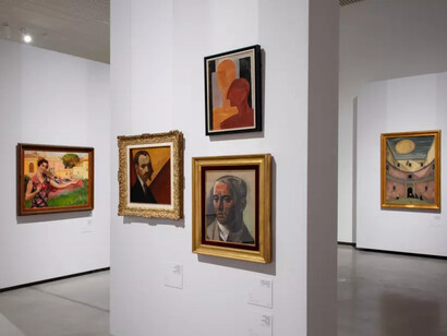 Various artists, Light from Italy from Fattori to Morandi, exhibition view. Courtesy of Latvian National Museum of Art
