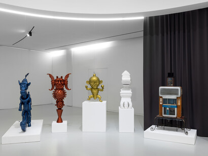 Manuel João Vieira, A ilha púrpura: notas e paisagens, vista da exposição. Cortesia do MAAT