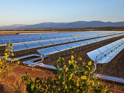 Morocco concentrated solar power plant
