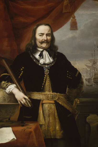Lieutenant-Admiral Michiel de Ruyter, Ferdinand Bol, 1667, (c) National Maritime Museum, London