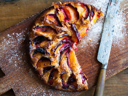 Almond Plum Cake