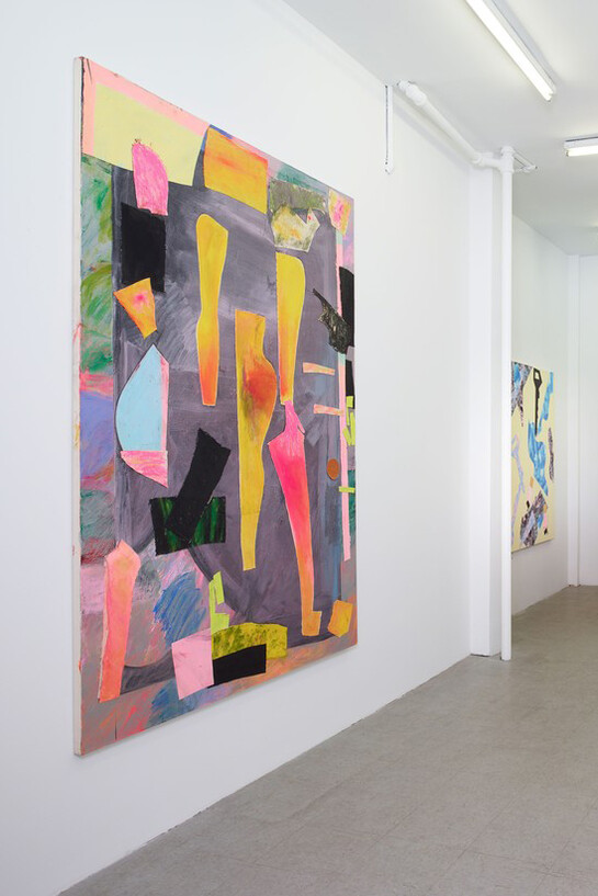Red Hills of Lardossa, Exhibition view. Courtesy of Downs & Ross