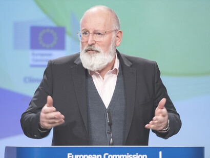 Frans Timmermans, vicepresidente ejecutivo de la Union Europea y participante en la COP27 en Sharm el-Sheij, Egipto