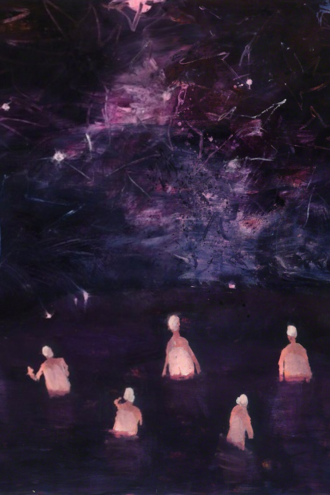Katherine Bradford, Storm at Sea, 2016. Courtesy of Sperone Westwater