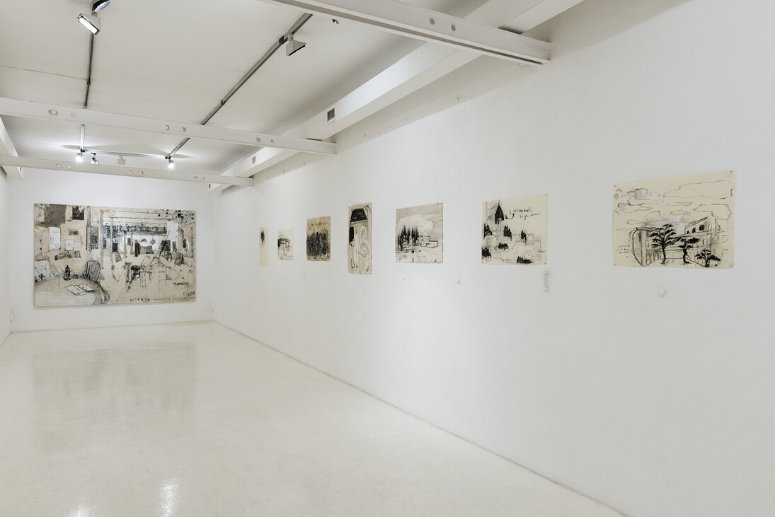 Interno via degli Ausoni, Fondazione Pastificio Cerere, Installation view. Crediti: Andrea Musicò