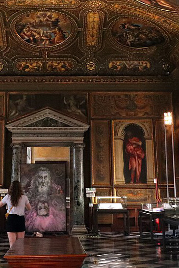 Biblioteca Marciana, Venezia, Italia. Sala monumentale