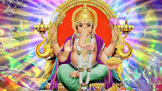 Una rappresentazione di Ganesha