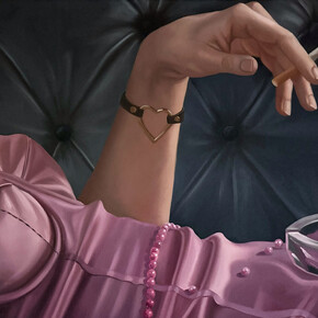 Kelli Vance, Guilty on the other side (detail), 2026. Courtesy of Cris Worley Fine Arts 