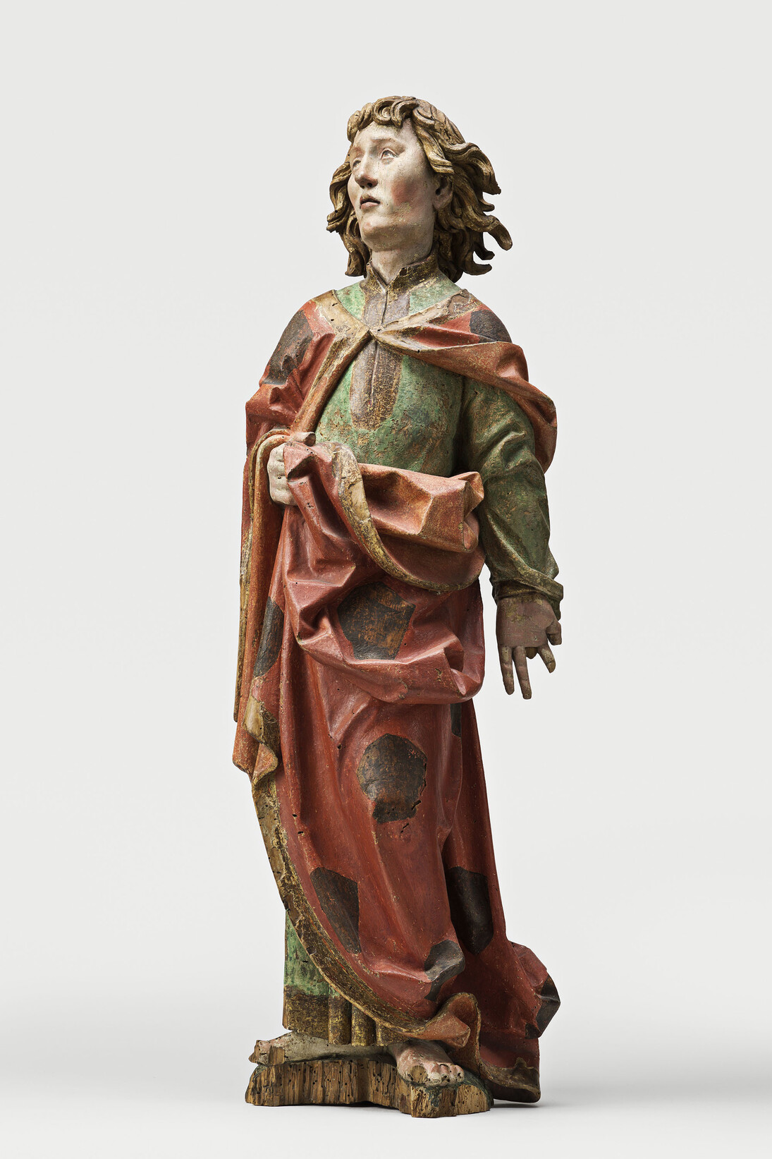 Saint Jean de Calvaire, Sud de la Souabe, vers 1520, Tilleul polychromé, H. 78 ; L. 25 ; P. 15 cm, Paris, Musée de Cluny - musée national du Moyen Âge (inv. Cl. 15399) © RMN-Grand Palais / Michel Urtado