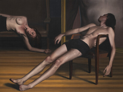 François Malingrëy, Les écroulés (détail), 2024. Avec l'aimable autorisation de la Galerie Paris-B © François Malingrëy