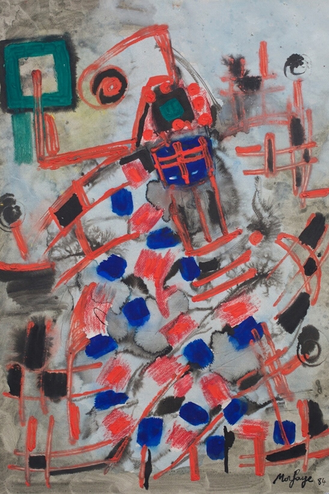Mor Faye, The Untitled Series, Works on Paper, 1969-84. Courtesy of Skoto Gallery