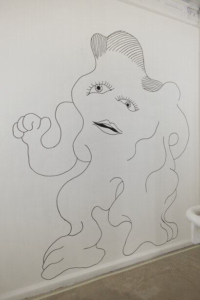 David Byrne, On view, exhibition view. Courtesy of Pace Gallery