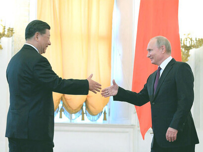 Xi Jinping, presidente de la República Popular China, y Vladimir Putin, presidente de la Federación Rusa
