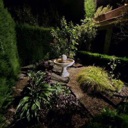 Il giardino di Yoshimasa,veduta notturna, Casa del Sole, Ceranesi (GE). Ph. Diego Santamaria