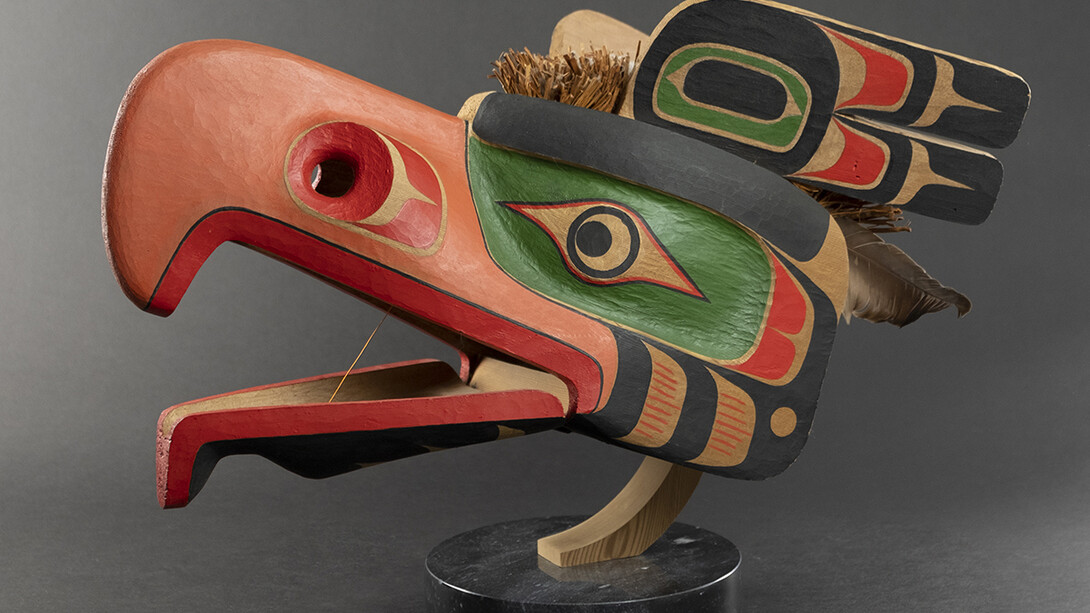 Joe Peters, Jr., Kulos. Young thunderbird mask, 1987. Courtesy of Stonington Gallery