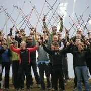 Raduno di praticanti di Nordic Walking come sarà quello di Riccione.