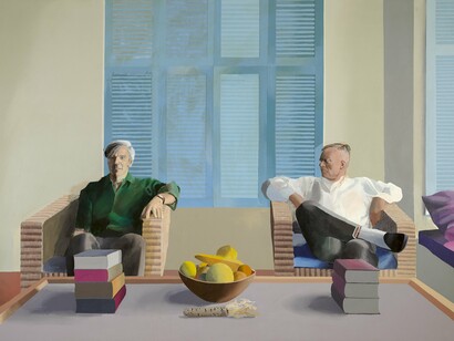 David Hockney, Christopher Isherwood and Don Bachardy, 1968. Avec l’aimable autorisation de la Fondation Louis Vuitton