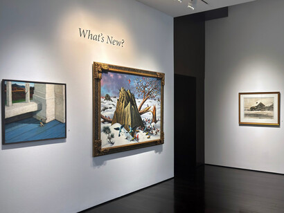 Various artists, What's new? exhibition view. Courtesy of Forum Gallery