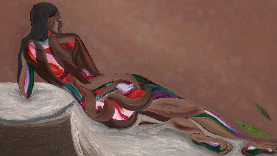 Ferguson Amo, Reclining mystery lady. Courtesy of PhillipsX