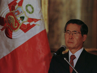 Alberto Fujimori, presidente de la República del Perú desde el 28 de julio de 1990 hasta su destitución del cargo el 21 de noviembre del 2000