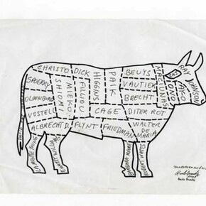 Paulo Bruscky, Homage to Fluxus, 2001, offset ed 1/1, 21,5 x 33 cm"