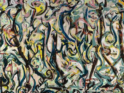 Mural: Jackson Pollock. Courtesy of MFA