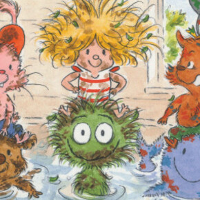 Pico Bogue and his family. Courtesy of Comics Art Museum