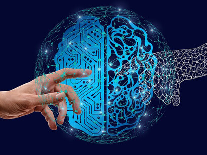 Exploring the synergy between artificial intelligence, quantum information, and electromagnetism, we delve into the intricacies of the thinking process within the human brain