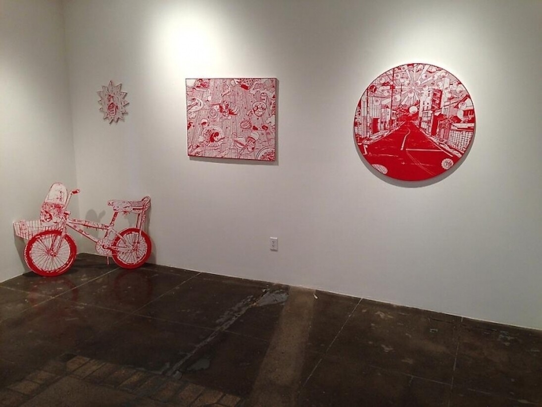 A Twenty Year Survey, Exhibition view. Courtesy of Mark Moore Fine Art