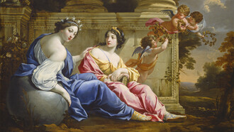 Simon Vouet; Las musas Urania y Caliope