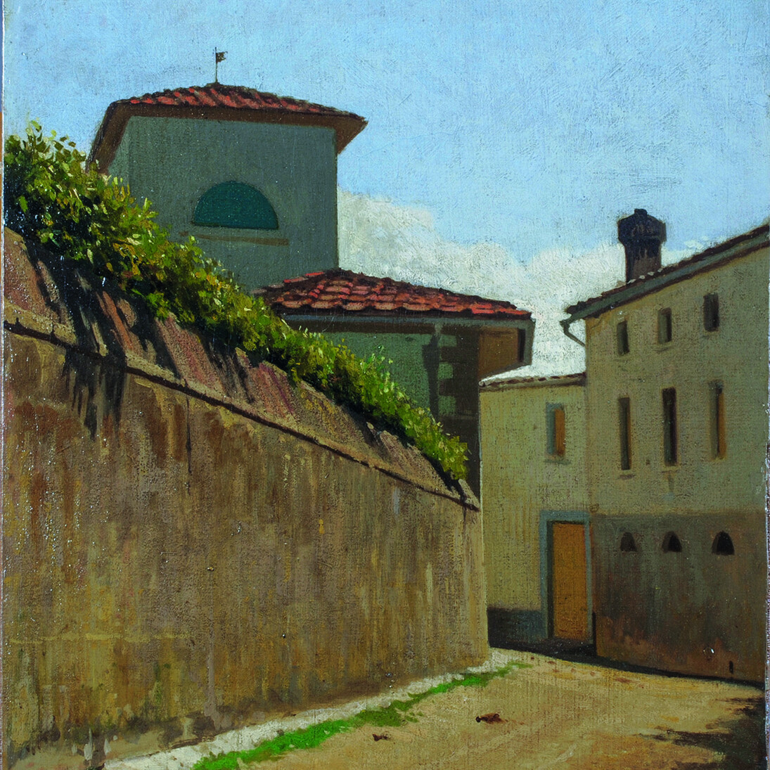 Giuseppe Abbati, Stradina al sole, 1862